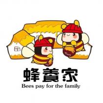 蜂養家 Bees pay for the family 及 honey 及圖