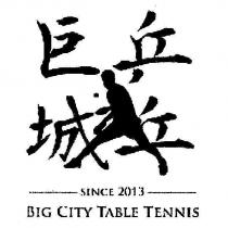巨城乒乓 BIG CITY TABLE TENNIS 及圖
