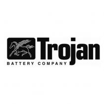 Trojan BATTERY COMPANY & Horse Logo