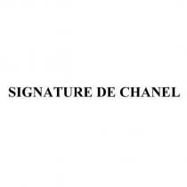 SIGNATURE DE CHANEL