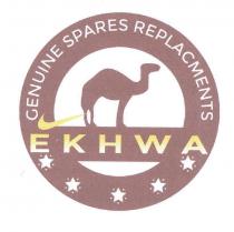 EKHWA GENUINE SPARES REPLACMENTS 及設計圖