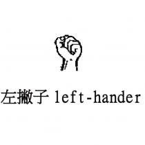 左撇子 left-hander 及圖