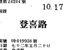 登喜路 DUNHILL IN CHINESE CHARACTERS
