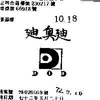 迪奧迪 DOD 及圖 