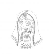 印度小美人圖
