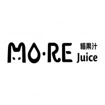 MO ̇ RE 設計字 Juice 貓果汁