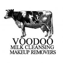 VOODOO MILK CLEANSING MAKEUP REMOVERS 及乳牛圖形