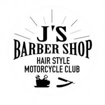 J'S BARBER SHOP HAIR STYLE MOTORCYCLE CLUB 及圖