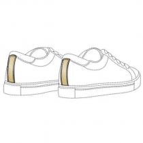 Kenneth Cole Footwear Trade Dress with a Gold Stripe