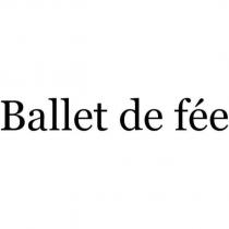 Ballet de fee