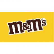 M&M'S 2017 Brand Flag on Yellow Background