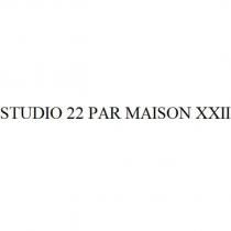 STUDIO 22 PAR MAISON XXII