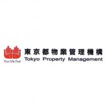 東京都物業管理機構 Tokyo Property Management 、 Your Life First 及紅色手掌圖
