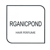 RGANICPOND HAIR PERFUME 及圖