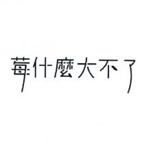 莓什麼大不了