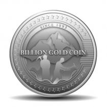 BILLION GOLD COIN 及圖 SINCE 1993