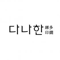 多娜嫺印及韓文