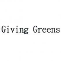 Giving Greens