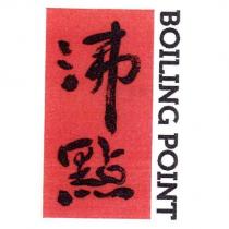 沸點 BOILING POINT+長方形標示