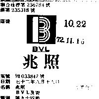 兆照 BVL 及圖 