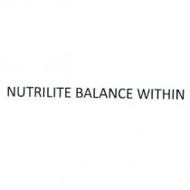 NUTRILITE BALANCE WITHIN