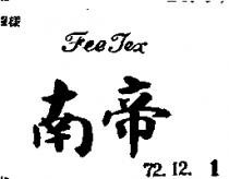 南帝 TEE TEX 