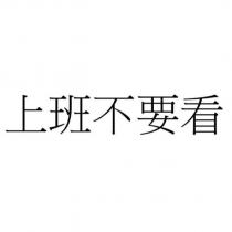上班不要看