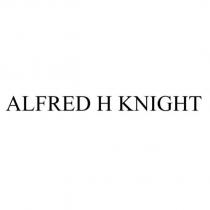 ALFRED H KNIGHT