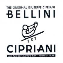THE ORIGINAL GIUSEPPE CIPRIANI BELLINI CIPRIANI LOGO