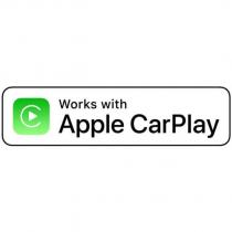 WORKS WITH APPLE CARPLAY BADGE