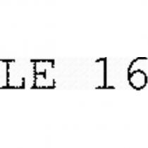 LE 16