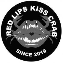 RED LIPS KISS CRAB SINCE 2019 及圖