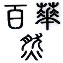 百華然設計字
