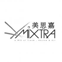 美思嘉 MIXTRA a Mix of Trend, Rhythm & Art 設計字及圖