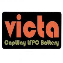 victa Capway LFPO Battery 和圖