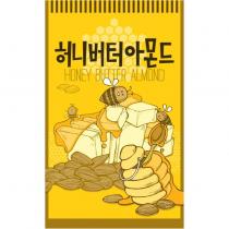 HONEY BUTTER ALMOND 、韓文及圖
