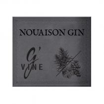 NOUAISON GIN g'VINE 設計字及圖