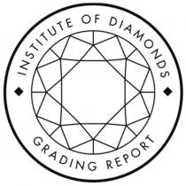 INSTITUTE OF DIAMONDS GRADING REPORT LOGO