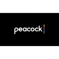 PEACOCK & Design (Spine Right) (Color on Black Background)