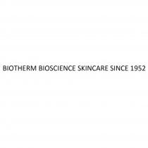 BIOTHERM BIOSCIENCE SKINCARE SINCE 1952