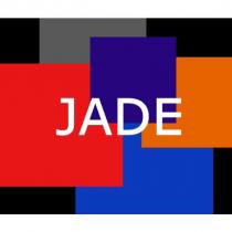 JADE 字樣及 5 種顏色方塊圖