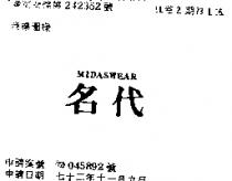 名代 MIDASWEAR 