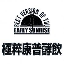 EARLY SUNRISE 極粹康普酵飲及圖