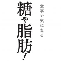 糖や脂肪! 食事で気になる