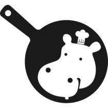 奶油河馬商行標章