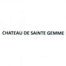 CHATEAU DE SAINTE GEMME