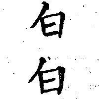 白白