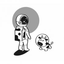 太空人及牛之圖