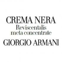 CREMA NERA Reviscentalis meta concentrate GIORGIO ARMANI