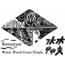 水木艸夫 Restaurant Water Wood Grass People 及圖